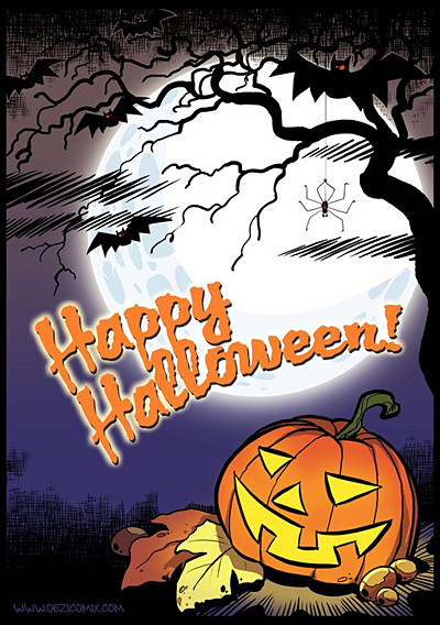&ouml;zi's comix studio - happy halloween